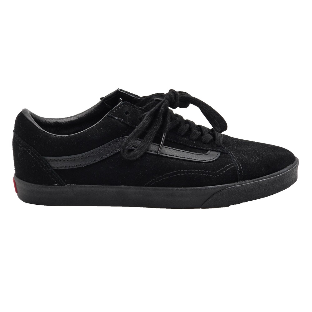 Vans Old Skool Lowpro Men 6.5 Women 8 Black Suede Sneakers VN000D0EBKA